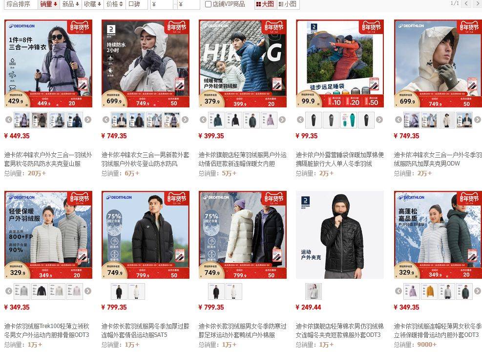 514批次羽绒服抽检不合格：鸭鸭、迪卡侬、恒源祥等上榜