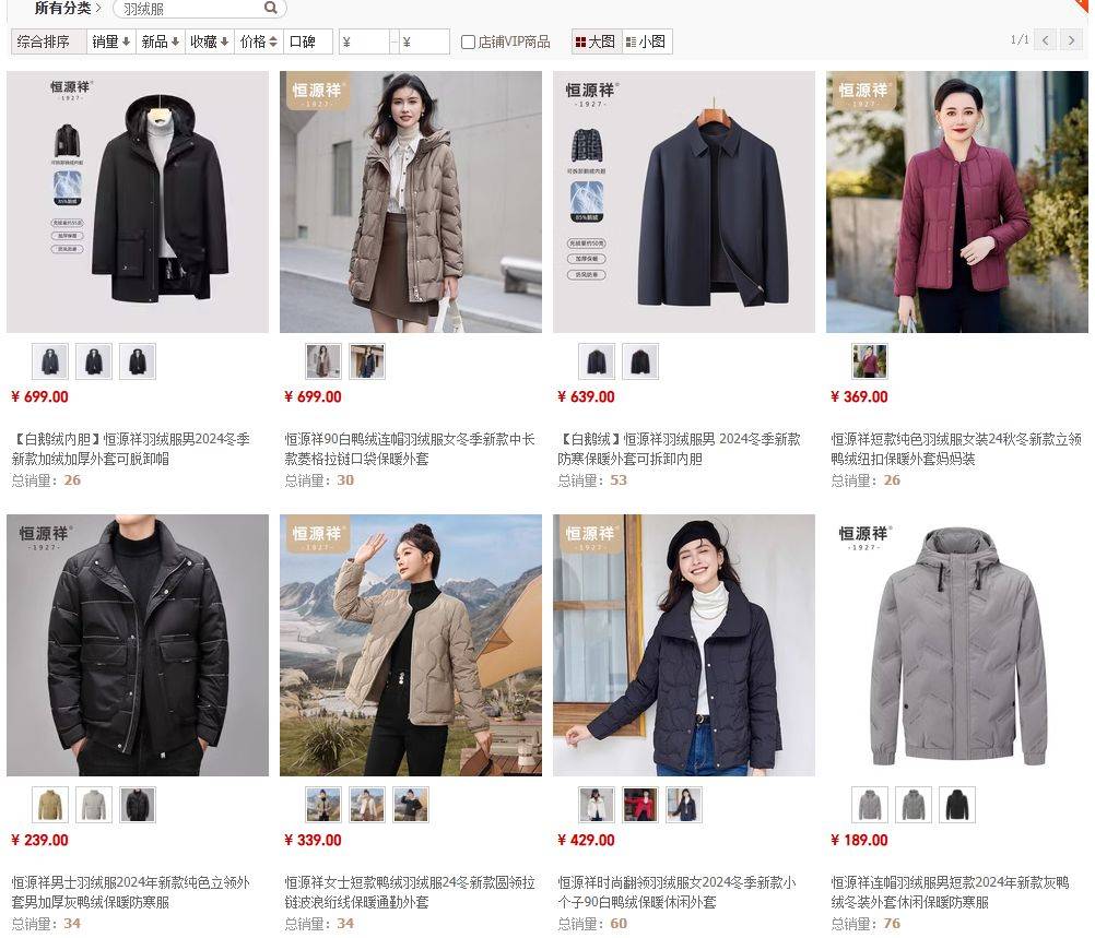 514批次羽绒服抽检不合格：鸭鸭、迪卡侬、恒源祥等上榜